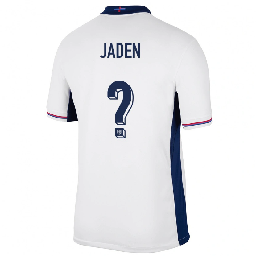 Danxen Børn England Jaden Philogene #0 Hvid Hjemmebane Spillertrøjer 24-26 Trøje T-Shirt