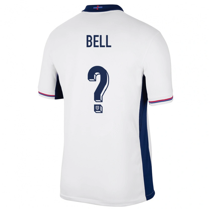 Danxen Børn England Toby Bell #0 Hvid Hjemmebane Spillertrøjer 24-26 Trøje T-Shirt