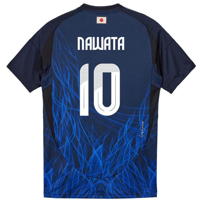 Danxen Børn Japan Gaku Nawata #10 Mørkeblå Hjemmebane Spillertrøjer 24-26 Trøje T-Shirt