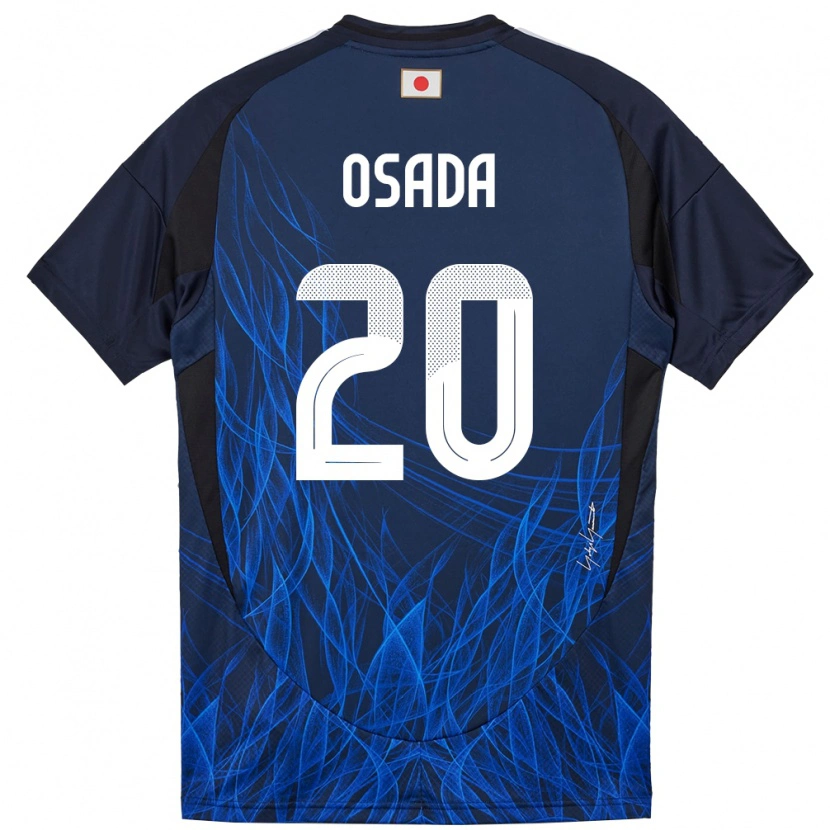 Danxen Børn Japan Towa Osada #20 Mørkeblå Hjemmebane Spillertrøjer 24-26 Trøje T-Shirt