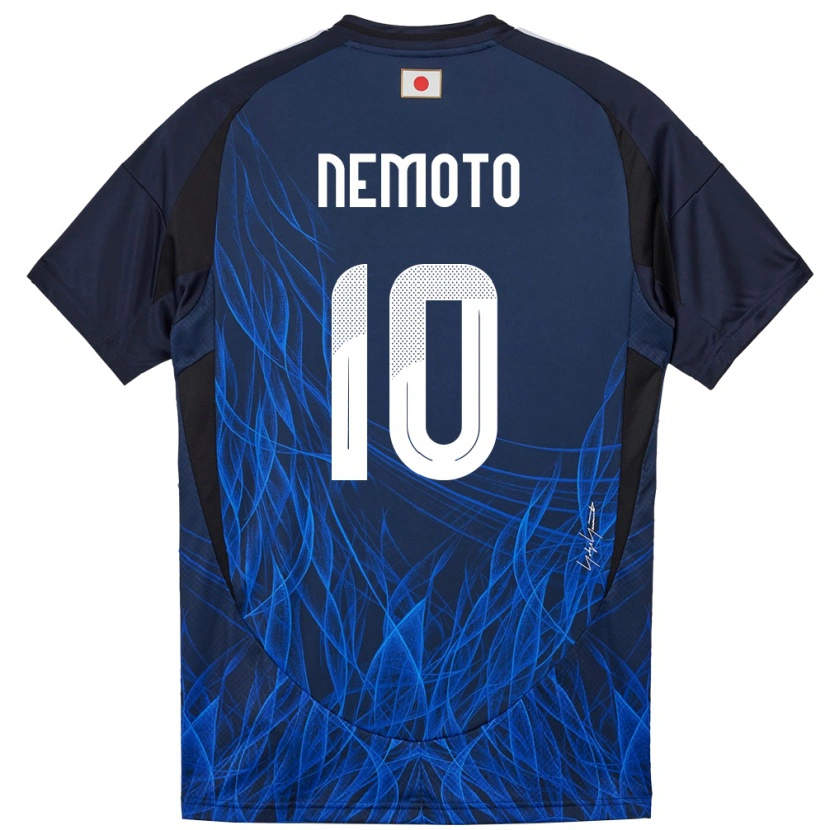 Danxen Børn Japan Kotaro Nemoto #10 Mørkeblå Hjemmebane Spillertrøjer 24-26 Trøje T-Shirt