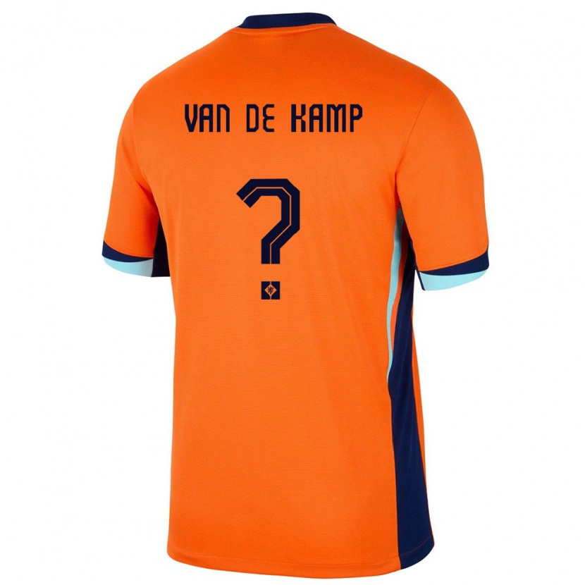 Danxen Børn Holland Jochem Ritmeester Van De Kamp #0 Orange Hjemmebane Spillertrøjer 24-26 Trøje T-Shirt