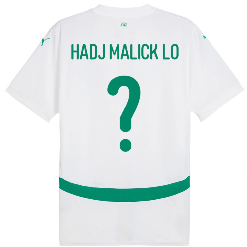 Danxen Børn Senegal El Hadj Malick Lo #0 Hvid Hjemmebane Spillertrøjer 24-26 Trøje T-Shirt