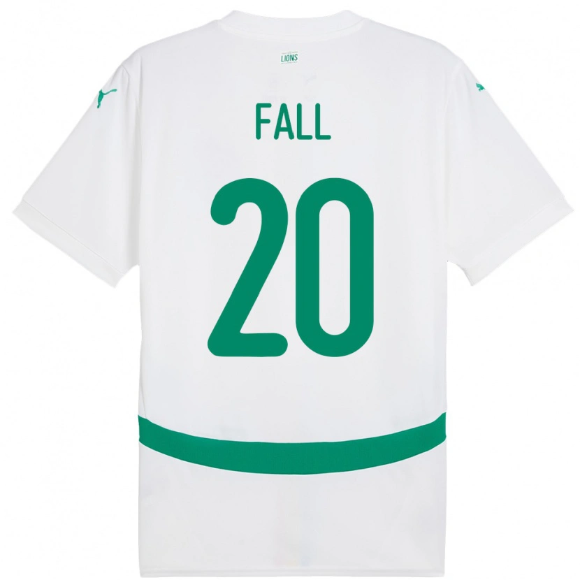 Danxen Børn Senegal Korka Fall #20 Hvid Hjemmebane Spillertrøjer 24-26 Trøje T-Shirt