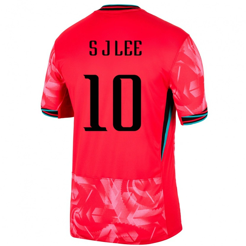 Danxen Børn Sydkorea Jae-Sung Lee #10 Rød Hjemmebane Spillertrøjer 24-26 Trøje T-Shirt