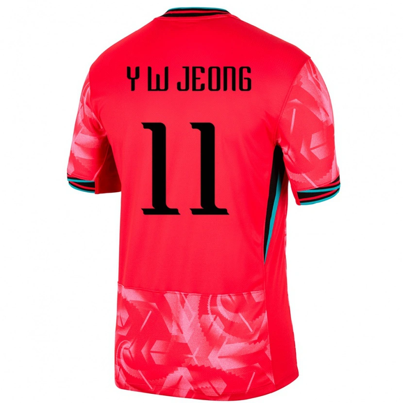 Danxen Børn Sydkorea Woo-Yeong Jeong #11 Rød Hjemmebane Spillertrøjer 24-26 Trøje T-Shirt