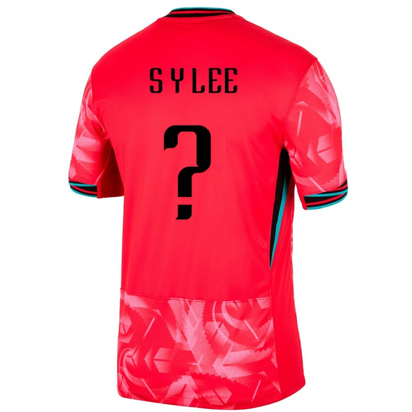 Danxen Børn Sydkorea Seong-Yun Lee #0 Rød Hjemmebane Spillertrøjer 24-26 Trøje T-Shirt