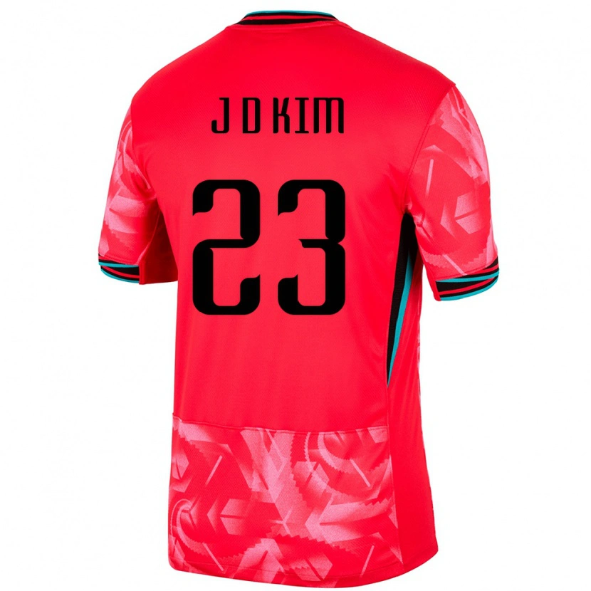 Danxen Børn Sydkorea Dong-Jin Kim #23 Rød Hjemmebane Spillertrøjer 24-26 Trøje T-Shirt