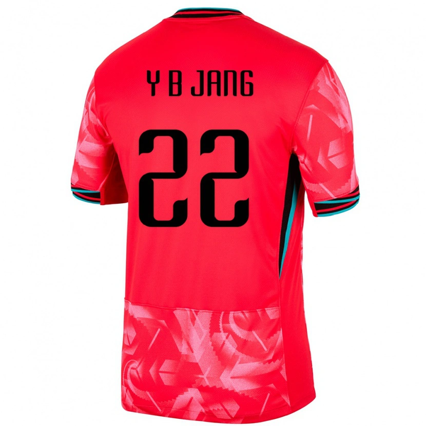 Danxen Børn Sydkorea Jang Yu Bin #22 Rød Hjemmebane Spillertrøjer 24-26 Trøje T-Shirt