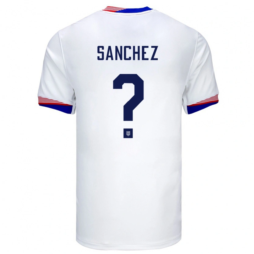 Danxen Børn Usa Cooper Sanchez #0 Hvid Hjemmebane Spillertrøjer 24-26 Trøje T-Shirt