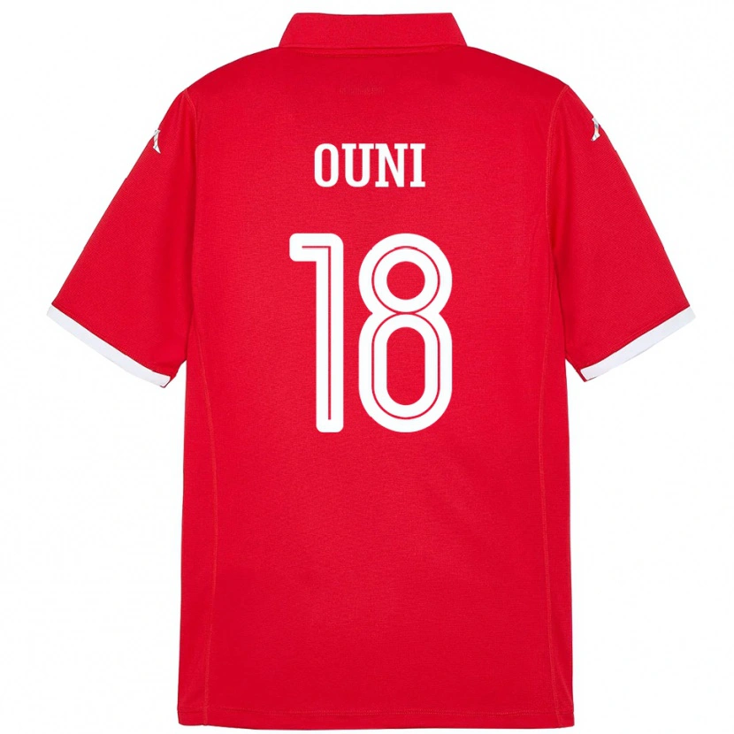 Danxen Børn Tunesien Samia Ouni #18 Rød Hjemmebane Spillertrøjer 24-26 Trøje T-Shirt