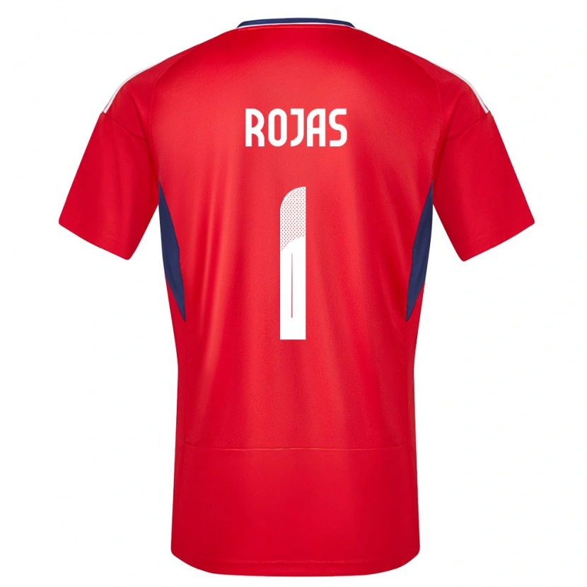 Danxen Børn Costa Rica Berny Rojas #1 Rød Hjemmebane Spillertrøjer 24-26 Trøje T-Shirt