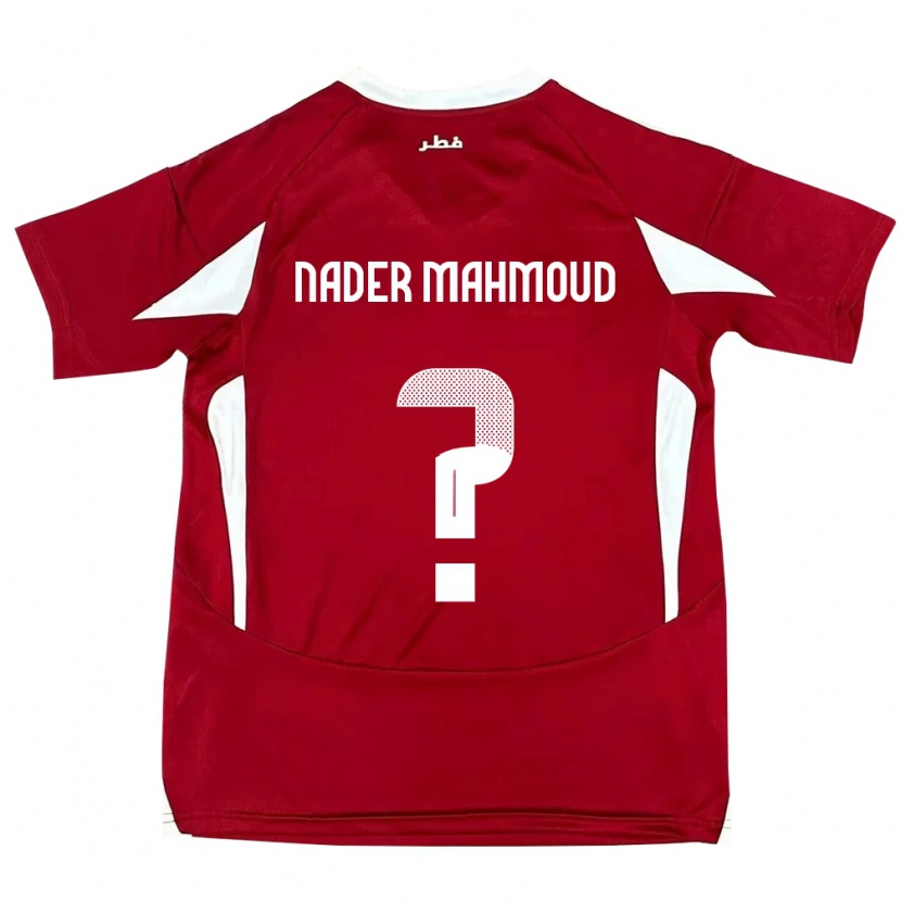 Danxen Børn Qatar Ali Nader Mahmoud #0 Rød Hjemmebane Spillertrøjer 24-26 Trøje T-Shirt