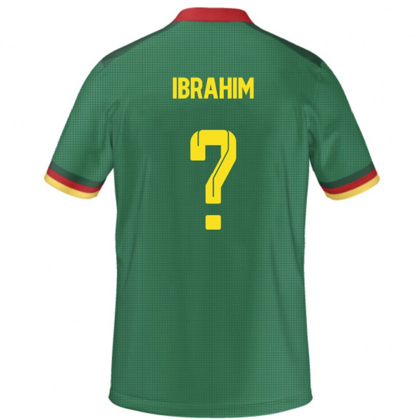 Danxen Børn Cameroun Saidou Ibrahim #0 Grøn Hjemmebane Spillertrøjer 24-26 Trøje T-Shirt