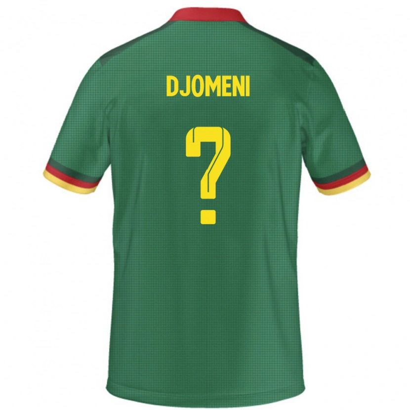 Danxen Børn Cameroun Eric Djomeni #0 Grøn Hjemmebane Spillertrøjer 24-26 Trøje T-Shirt