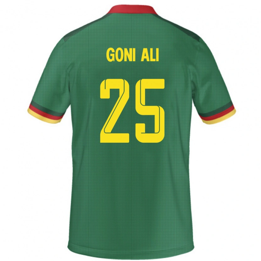 Danxen Børn Cameroun Goni Ali #25 Grøn Hjemmebane Spillertrøjer 24-26 Trøje T-Shirt