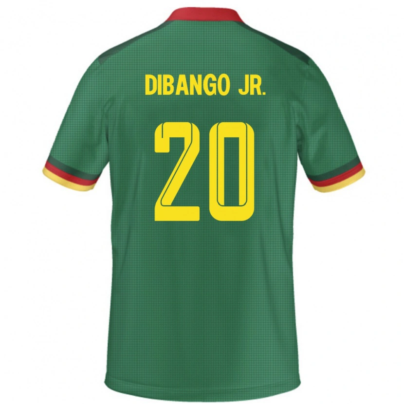 Danxen Børn Cameroun Yvan Dibango #20 Grøn Hjemmebane Spillertrøjer 24-26 Trøje T-Shirt