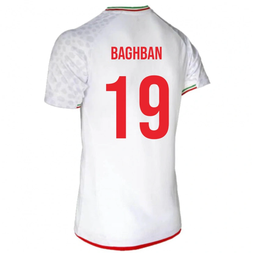 Danxen Børn Iran Hadi Baghban #19 Hvid Hjemmebane Spillertrøjer 24-26 Trøje T-Shirt