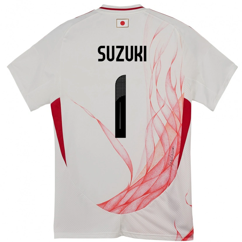 Danxen Børn Japan Zion Suzuki #1 Hvid Udebane Spillertrøjer 24-26 Trøje T-Shirt