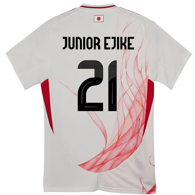 Danxen Børn Japan Ibuki Vincent Junior Ejike #21 Hvid Udebane Spillertrøjer 24-26 Trøje T-Shirt