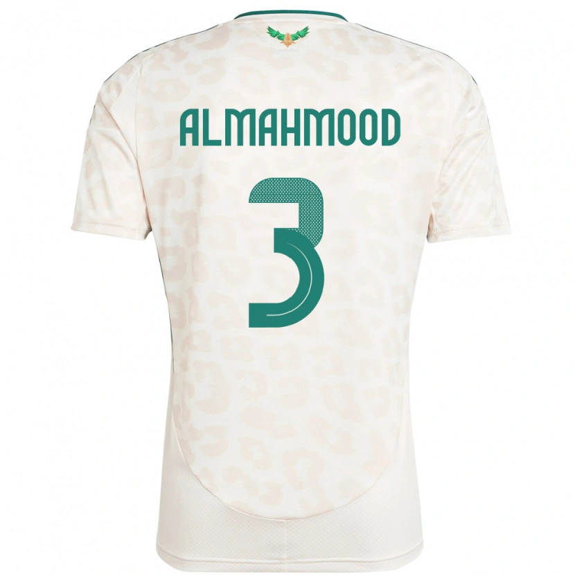 Danxen Børn Saudi-Arabien Mohammed Almahmood #3 Hvid Udebane Spillertrøjer 24-26 Trøje T-Shirt