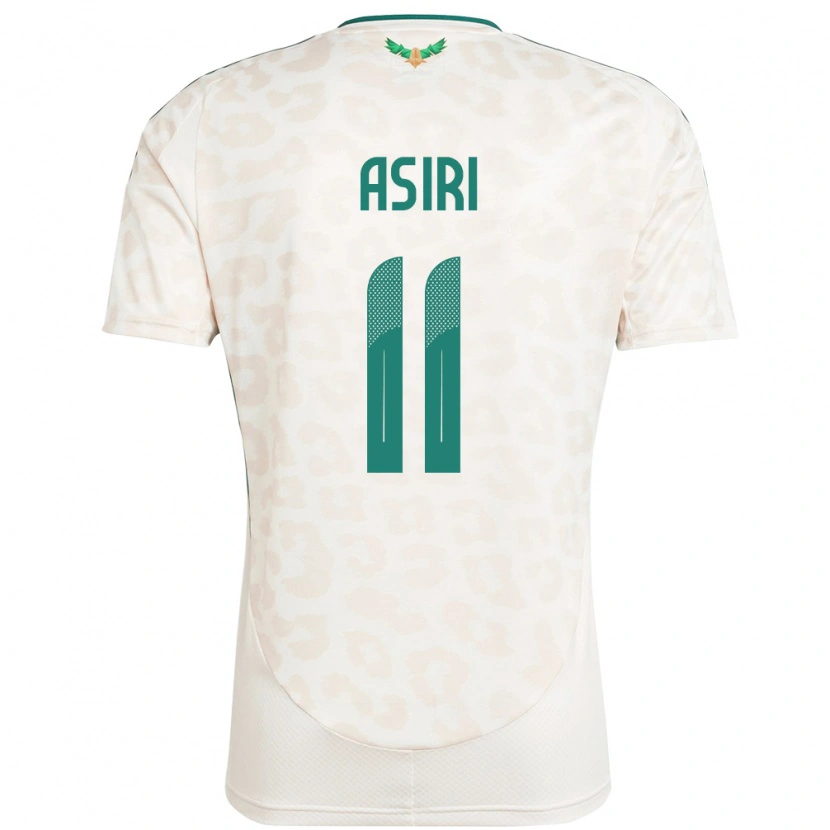 Danxen Børn Saudi-Arabien Haitham Asiri #11 Hvid Udebane Spillertrøjer 24-26 Trøje T-Shirt