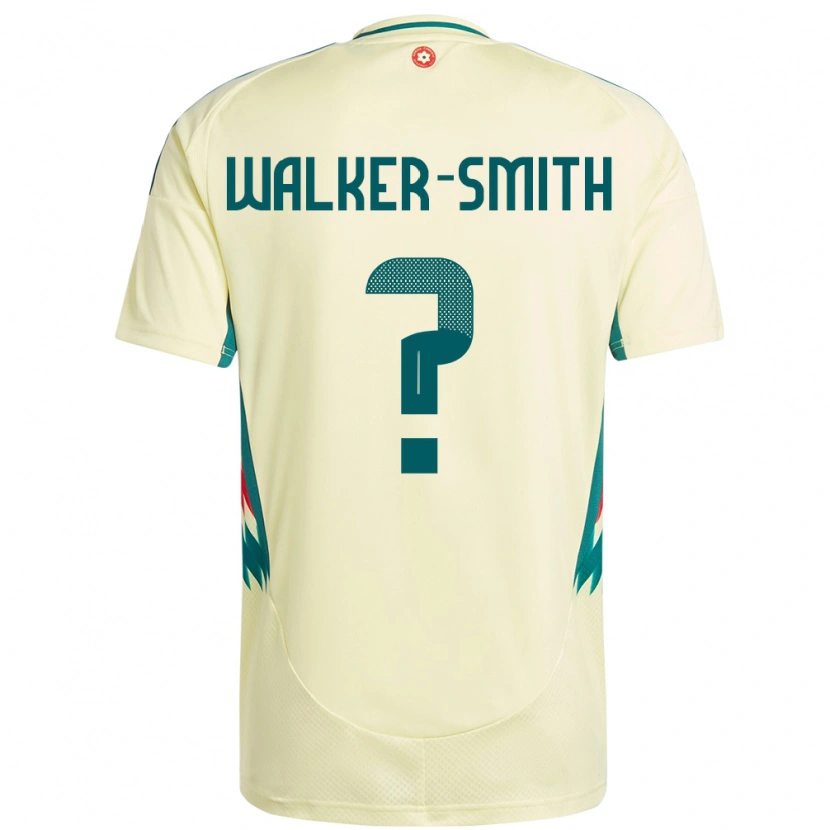 Danxen Børn Wales Charlie Walker-Smith #0 Beige Gul Udebane Spillertrøjer 24-26 Trøje T-Shirt