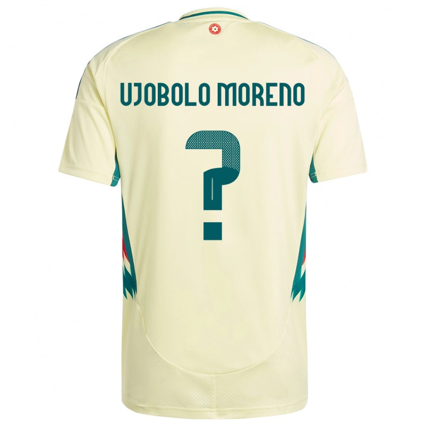 Danxen Børn Wales Sergeant Ujobolo Moreno #0 Beige Gul Udebane Spillertrøjer 24-26 Trøje T-Shirt