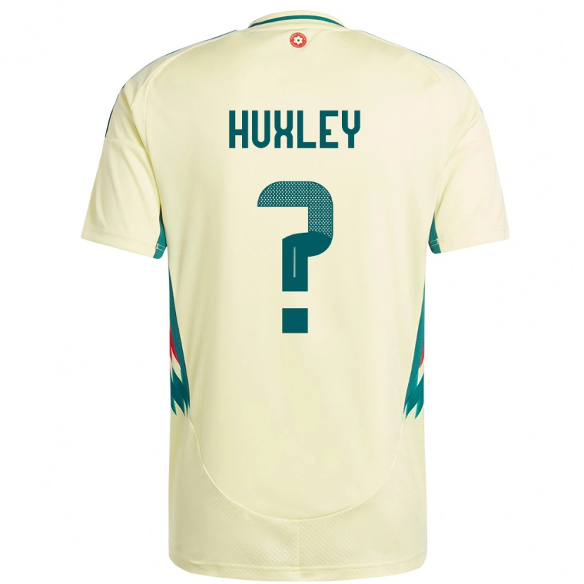 Danxen Børn Wales Leon Huxley #0 Beige Gul Udebane Spillertrøjer 24-26 Trøje T-Shirt