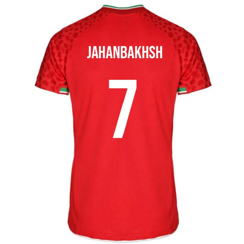 Danxen Børn Iran Alireza Jahanbakhsh #7 Rød Udebane Spillertrøjer 24-26 Trøje T-Shirt