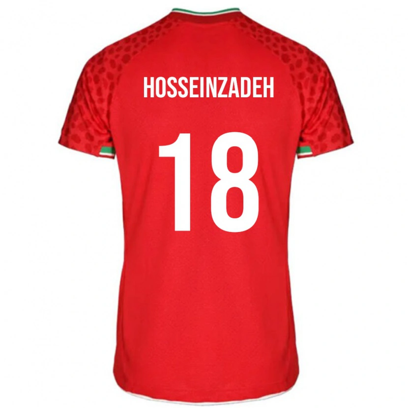 Danxen Børn Iran Amirhossein Hosseinzadeh #18 Rød Udebane Spillertrøjer 24-26 Trøje T-Shirt