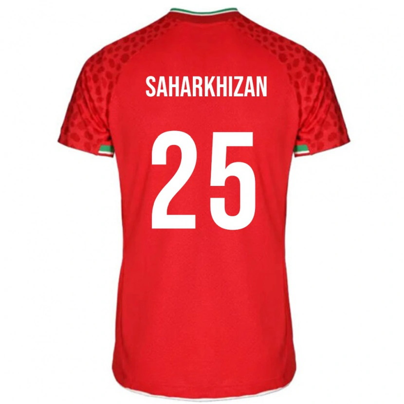 Danxen Børn Iran Saeid Saharkhizan #25 Rød Udebane Spillertrøjer 24-26 Trøje T-Shirt