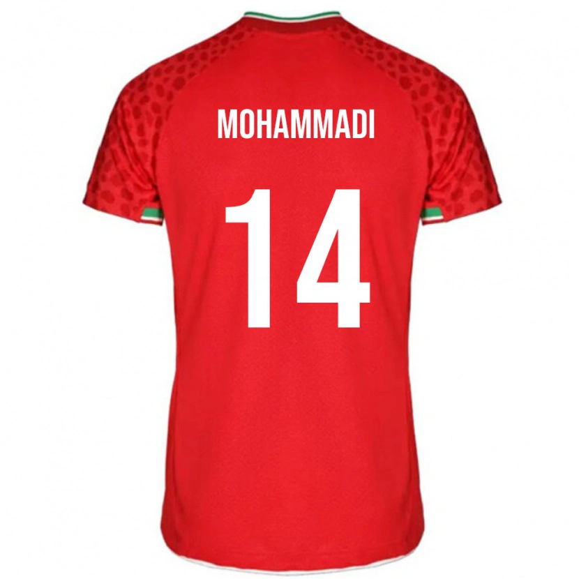 Danxen Børn Iran Abolfazl Mohammadi #14 Rød Udebane Spillertrøjer 24-26 Trøje T-Shirt