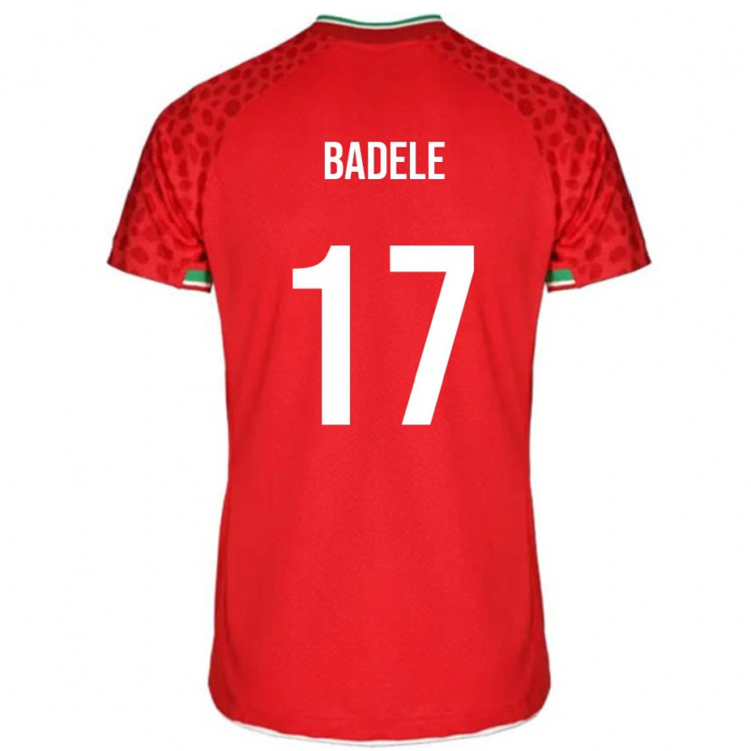 Danxen Børn Iran Mehrab Badele #17 Rød Udebane Spillertrøjer 24-26 Trøje T-Shirt