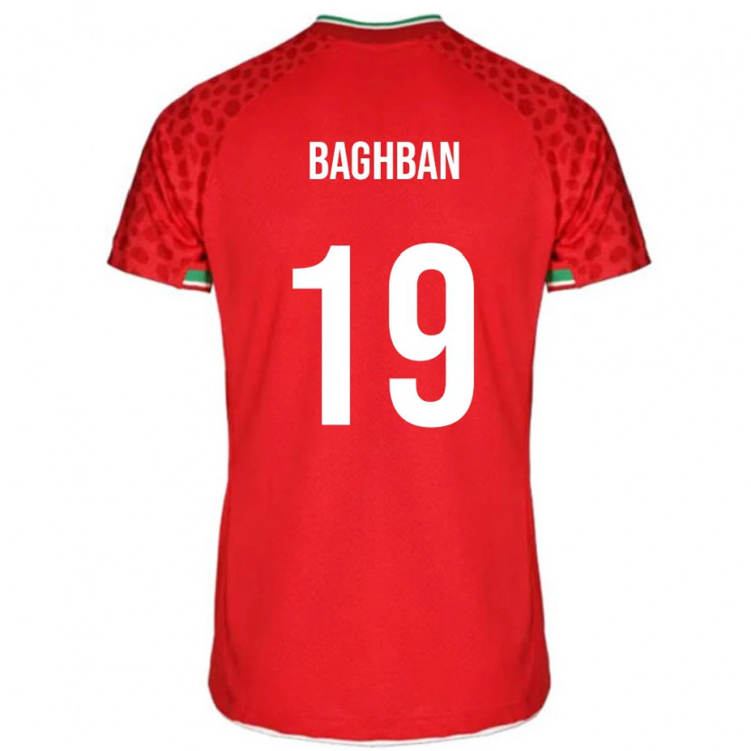 Danxen Børn Iran Hadi Baghban #19 Rød Udebane Spillertrøjer 24-26 Trøje T-Shirt