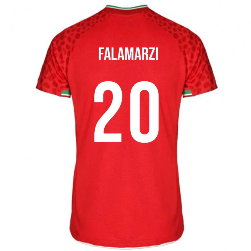 Danxen Børn Iran Esmaeil Falamarzi #20 Rød Udebane Spillertrøjer 24-26 Trøje T-Shirt