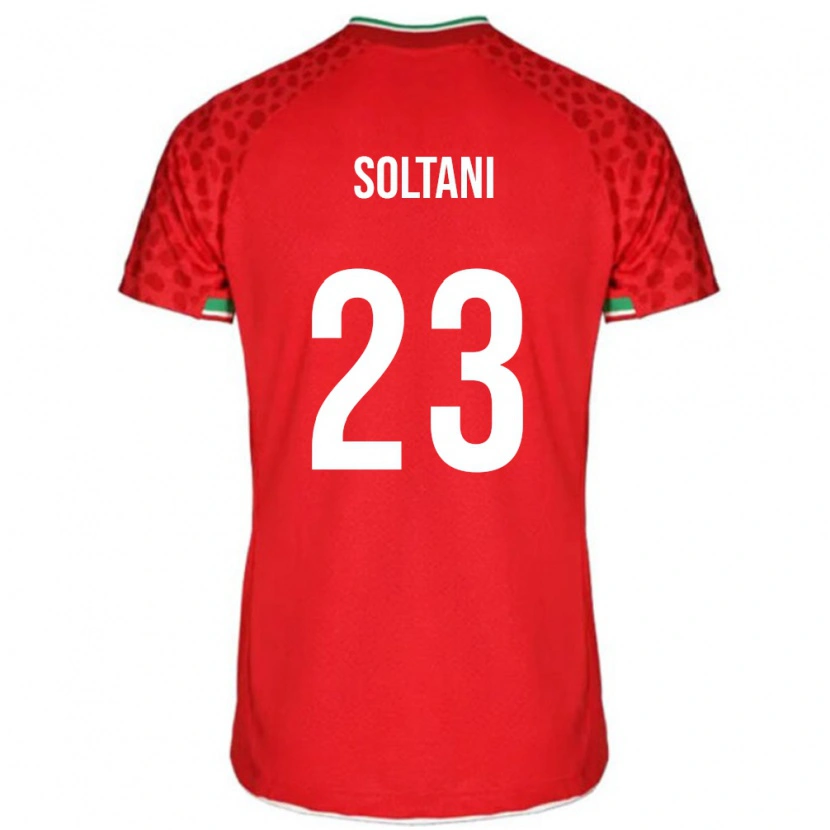 Danxen Børn Iran Raouf Soltani #23 Rød Udebane Spillertrøjer 24-26 Trøje T-Shirt