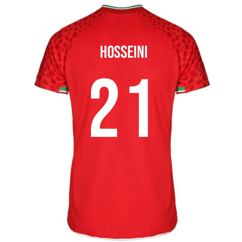 Danxen Børn Iran Majid Hosseini #21 Rød Udebane Spillertrøjer 24-26 Trøje T-Shirt