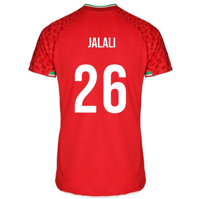 Danxen Børn Iran Abolfazl Jalali #26 Rød Udebane Spillertrøjer 24-26 Trøje T-Shirt