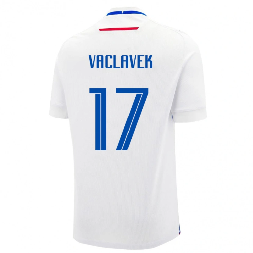 Danxen Børn Slovakiet Marko Vaclavek #17 Hvid Udebane Spillertrøjer 24-26 Trøje T-Shirt