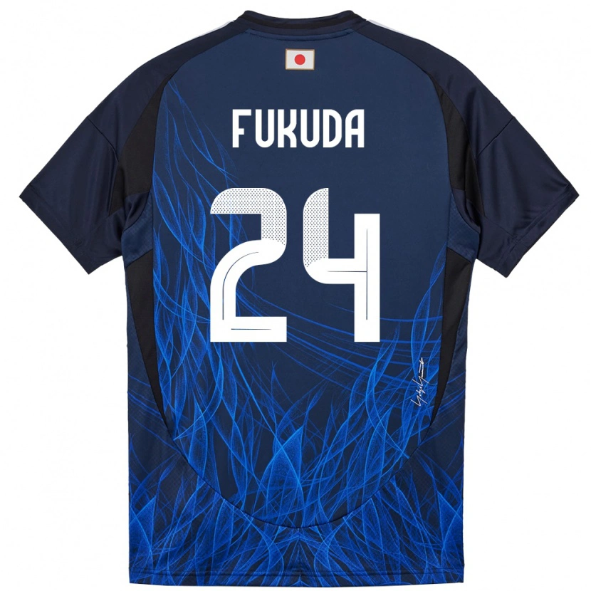 Danxen Mænd Japan Shio Fukuda #24 Mørkeblå Hjemmebane Spillertrøjer 24-26 Trøje T-Shirt