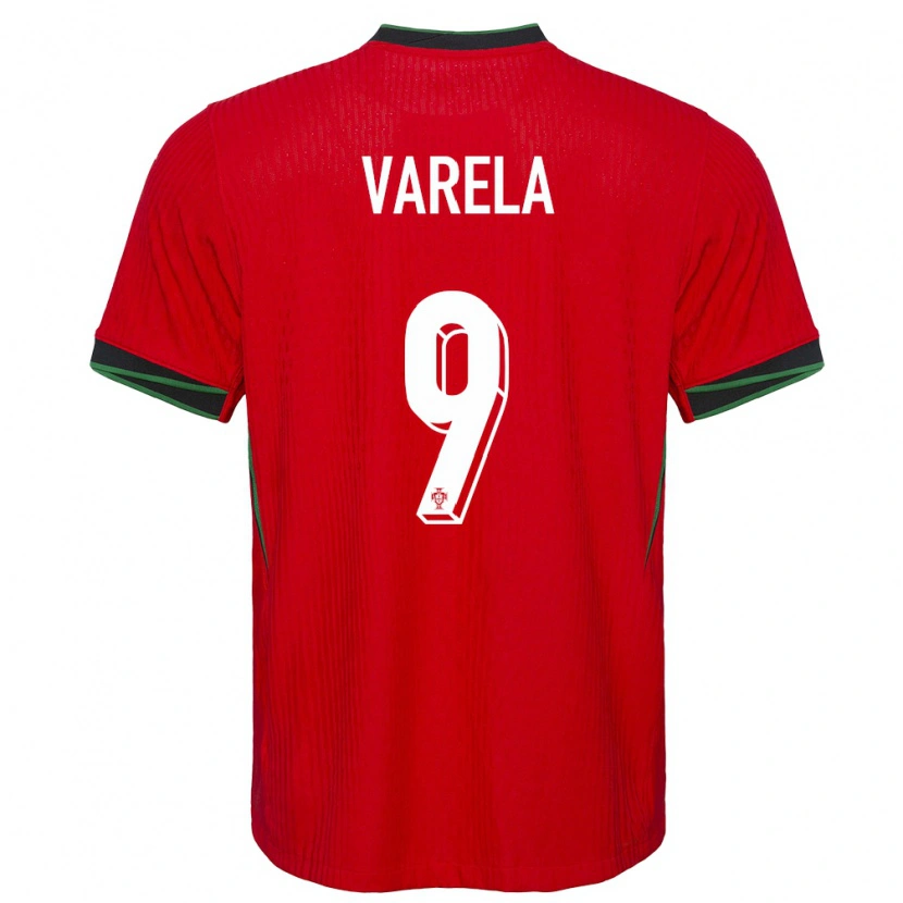 Danxen Mænd Portugal Gustavo Varela #9 Rød Hjemmebane Spillertrøjer 24-26 Trøje T-Shirt