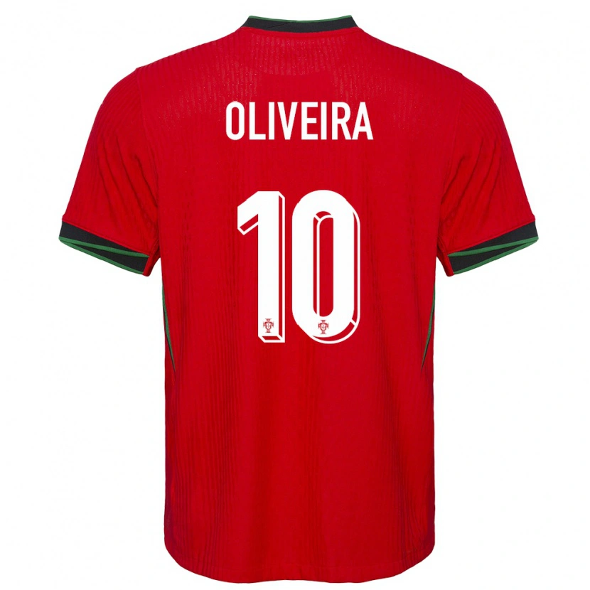 Danxen Mænd Portugal André Oliveira #10 Rød Hjemmebane Spillertrøjer 24-26 Trøje T-Shirt