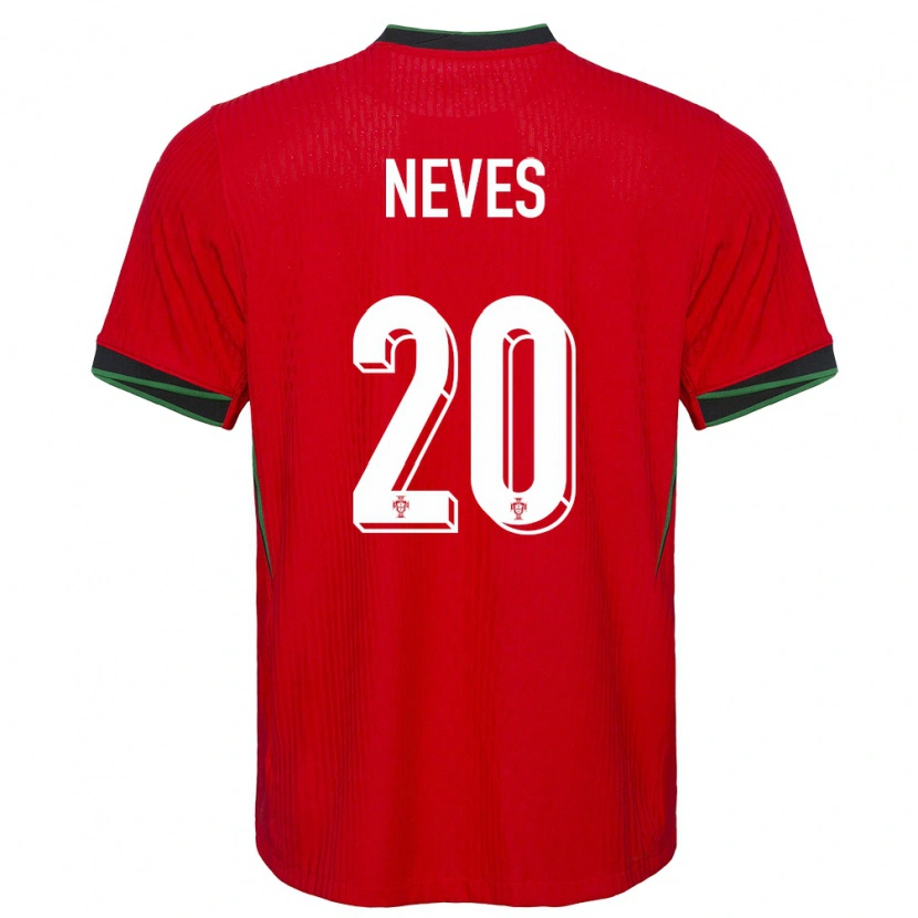 Danxen Mænd Portugal Gil Neves #20 Rød Hjemmebane Spillertrøjer 24-26 Trøje T-Shirt