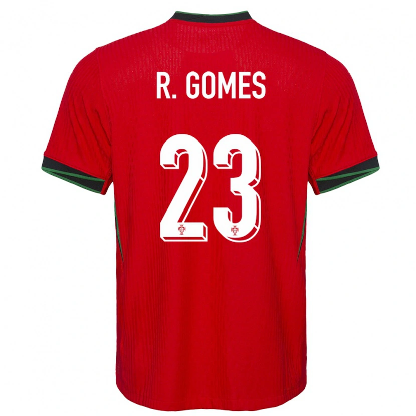 Danxen Mænd Portugal Rodrigo Gomes #23 Rød Hjemmebane Spillertrøjer 24-26 Trøje T-Shirt