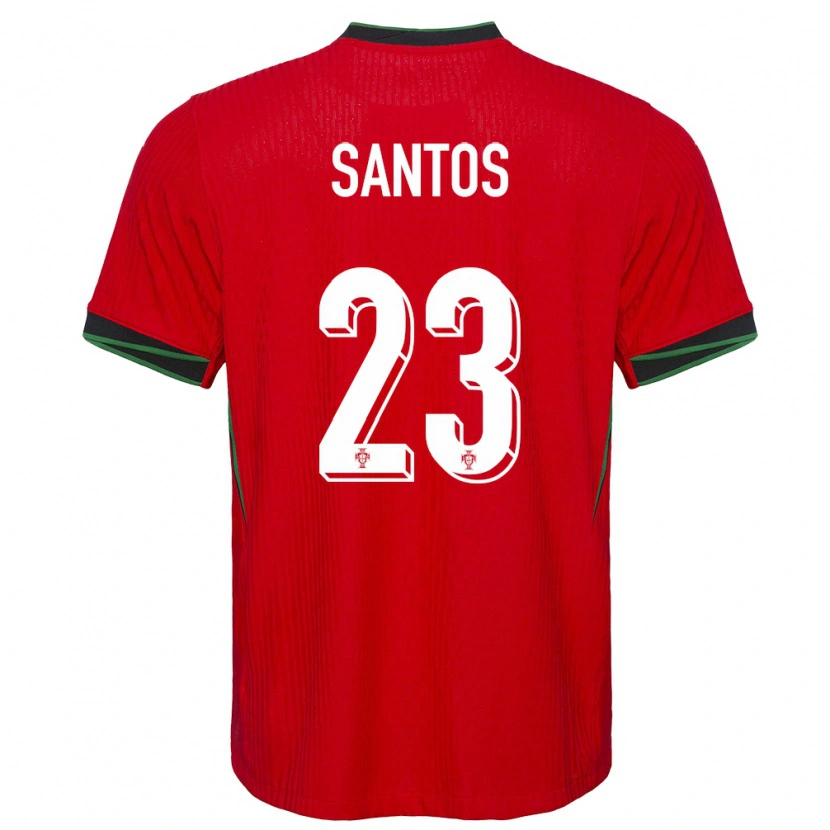 Danxen Mænd Portugal Leandro Santos #23 Rød Hjemmebane Spillertrøjer 24-26 Trøje T-Shirt