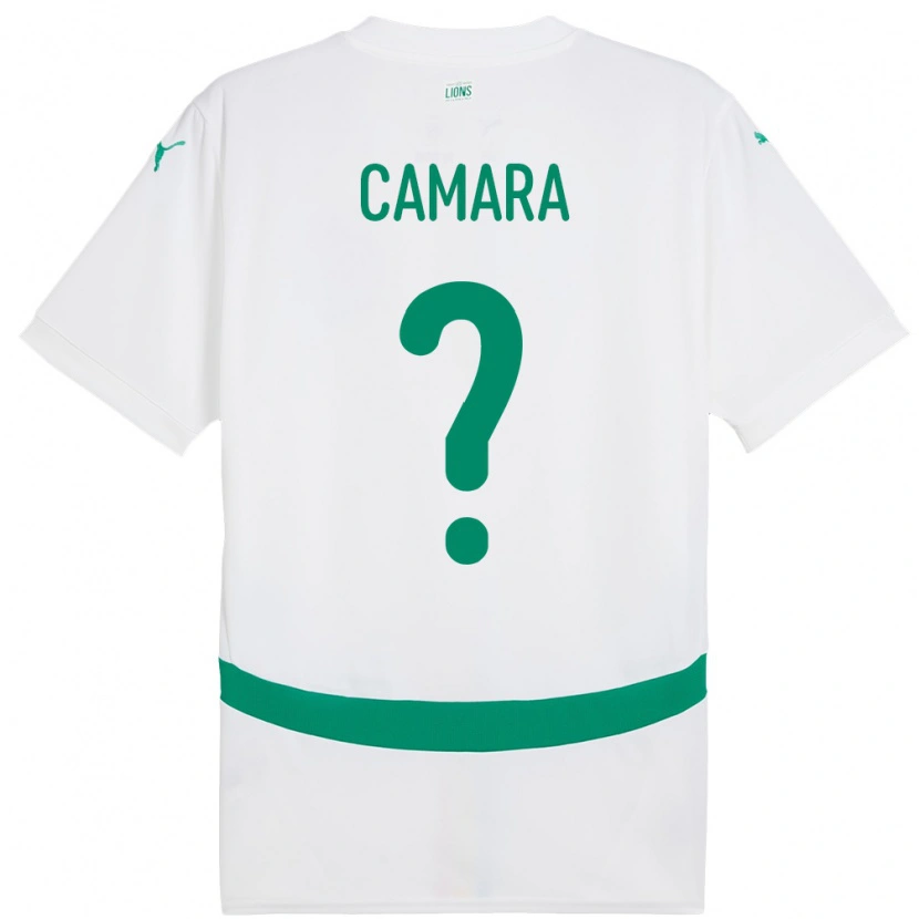 Danxen Mænd Senegal Famara Camara #0 Hvid Hjemmebane Spillertrøjer 24-26 Trøje T-Shirt