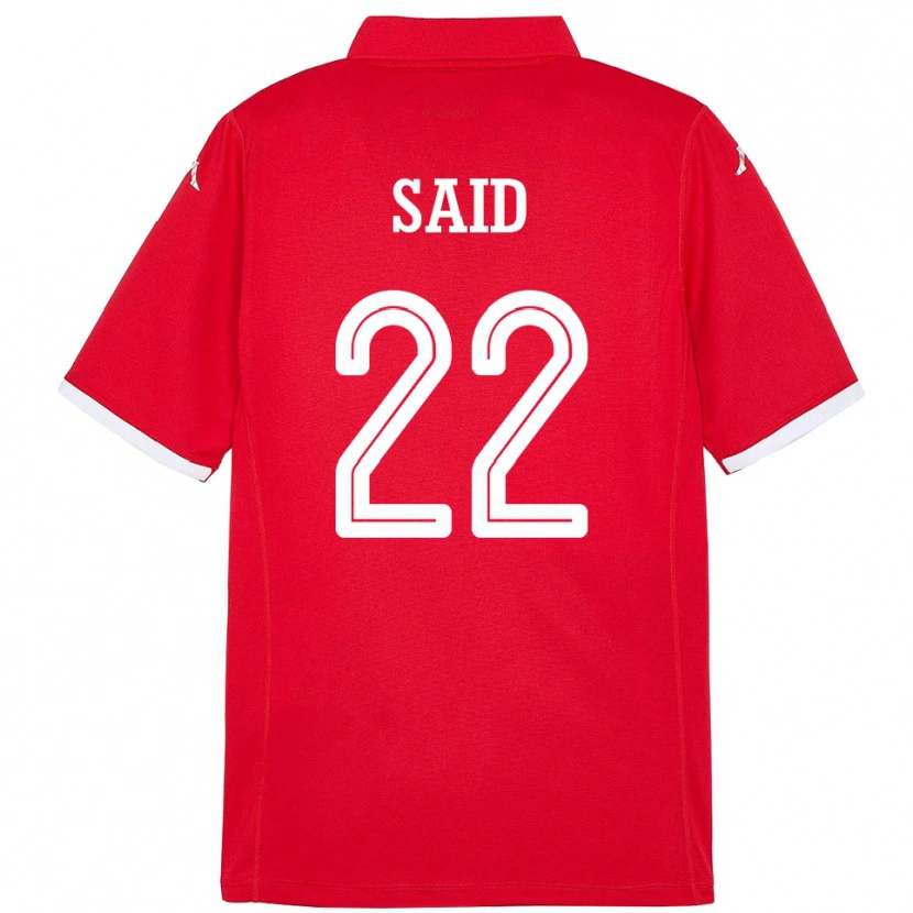 Danxen Mænd Tunesien Bechir Ben Said #22 Rød Hjemmebane Spillertrøjer 24-26 Trøje T-Shirt