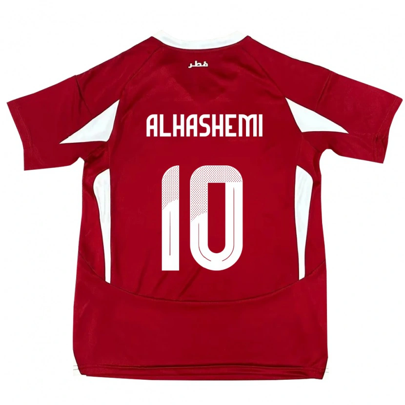 Danxen Mænd Qatar Suaad Alhashemi #10 Rød Hjemmebane Spillertrøjer 24-26 Trøje T-Shirt