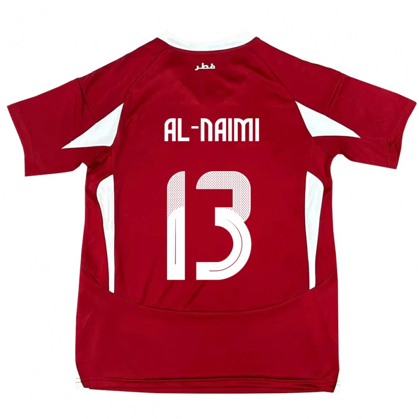 Danxen Mænd Qatar Zahra Al Naimi #13 Rød Hjemmebane Spillertrøjer 24-26 Trøje T-Shirt